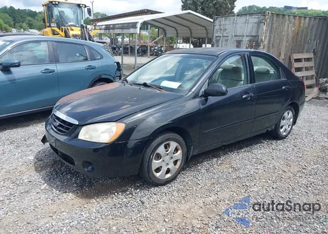 2006 Kia Spectra Ex/Lx/Sx from USA, damaged, VIN KNAFE121465300592